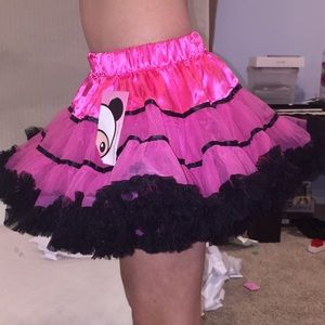 Boutique Pink & Black Tutu Full Twirls of Fun sz M